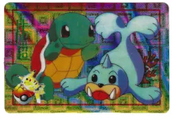 Bandai Japan 1998 Vintage Pokemon Pocket Monsters Prism Sticker Collectable Card - Image 1
