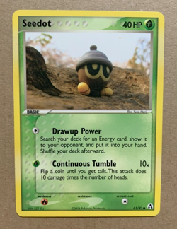 Seedot 61/92 EX Legend Maker - Common Pokemon Card - NM/Mint - Image 1
