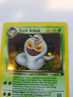 Dark Arbok Team Rocket Holo Pokemon Card Base WOTC NM - Image 5
