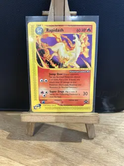 Pokemon Center NY Rapidash Black Star Promo #51 Card WOTC - Image 1