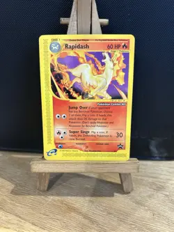Pokemon Center NY Rapidash Black Star Promo #51 Card WOTC - Image 2