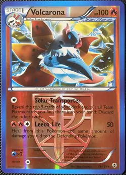 Volcarona (Team Plasma) 13/101 Plasma Blast Reverse Holo - Pokemon Card - Image 1