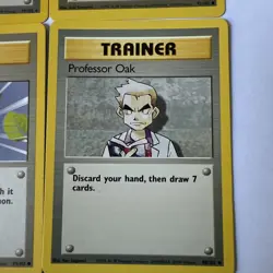 Lot of 4 Vintage Pokemon TCG Base Set Unlimited Trainer Cards - Image 4