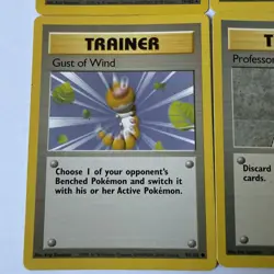 Lot of 4 Vintage Pokemon TCG Base Set Unlimited Trainer Cards - Image 5