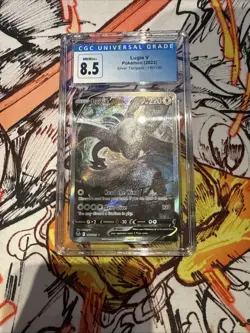 CGC 8.5 Lugia V Silver Tempest Full Alt Art Pokemon Card #186 Nm-Mint+ - Image 1