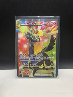 Pokemon TCG Xerneas EX Ultra Rare Holo Card 146/146 XY Base Set Lightly Played - Image 1