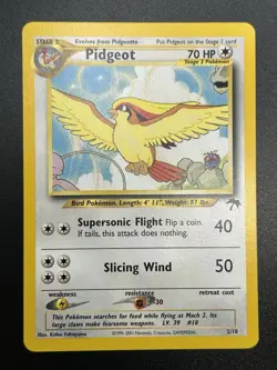 PIDGEOT Pokemon Card - WOTC - Southern Islands - 2/18 - NM (A) - Image 2