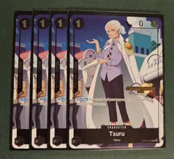 x4 Tsuru (CS 2023 Event Pack) OP02-106 One Piece Promotion Cards Foil - Image 1