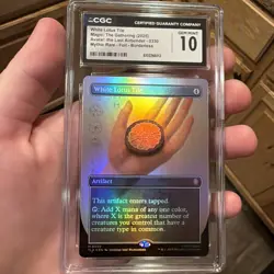 1x White Lotus Tile Borderless Foil Avatar The Last Airbender 0330 CGC 10 Pop 1 - Image 1