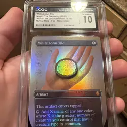 1x White Lotus Tile Borderless Foil Avatar The Last Airbender 0330 CGC 10 Pop 1 - Image 3