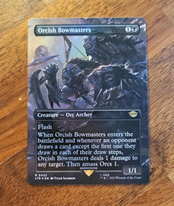 Orcish Bowmaster - BORDERLESS FOIL - NM - MTG - Image 1