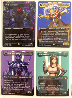 MTG Final Fantasy-Borderless Kefka Tifa Cecil Dark Confidant Cloud Midgar Bundle - Image 3