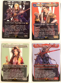 MTG Final Fantasy-Borderless Kefka Tifa Cecil Dark Confidant Cloud Midgar Bundle - Image 5