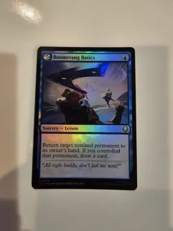 MTG Boomerang Basics TLA 0046 U NM FOIL - Image 1