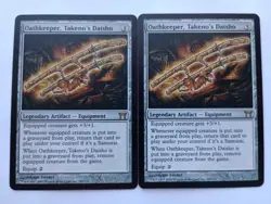 MTG - 1x Oathkeeper Takeno's Daisho - Champions Of Kamigawa - LP - Image 1