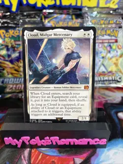 MTG Cloud, Midgar Mercenary Final Fantasy Magic the Gathering NM - Image 1