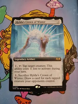 Hylda's Crown of Winter (Extended Art) #367 (NM) Wilds of Eldraine WOE Magic MTG - Image 2