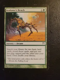 Kodama's Reach C Champions of Kamigawa 225 MTG Magic Green Common PLAYED - Image 1
