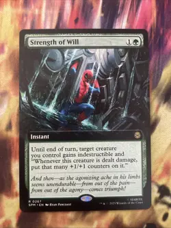 Strength of Will (Extended Art) 0267 (R) MTG Marvel's Spider-Man (SPM) - Image 1
