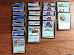 95x Vintage Basic Land lot - Tempest Set - MP - mtg SPARROW MAGIC - Image 3