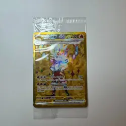 SEALED Pokemon Cinderace ex SVP 163 Scarlet & Violet Gold Holo Black Star Promo - Image 1