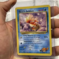 Pokemon Gym Heroes 85/132 Misty's Goldeen Nintendo Vintage Vtg Card NM Near Mint - Image 2