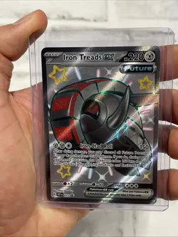 Pokemon Iron Treads ex SVP073 Scarlet & Violet Shiny Black Star Promo Holo NM/MT - Image 1