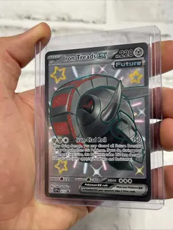 Pokemon Iron Treads ex SVP073 Scarlet & Violet Shiny Black Star Promo Holo NM/MT - Image 2