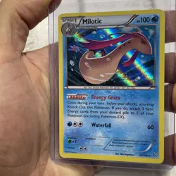 Pokemon Milotic 23/106 Flashfire Holo Rare Pokemon Card LP+ Nintendo TCG 2014 - Image 2