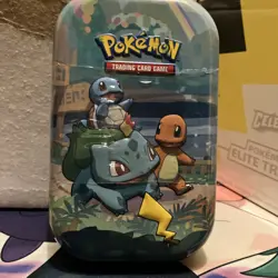 Pokemon TCG Celebrations Mini Tin KANTO STARTERS Factory Sealed New - Image 1