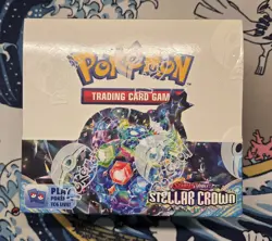 Pokemon TCG Stellar Crown Booster Box - Factory Sealed | 36 Packs - Image 1