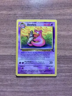 Slowbro - 43/62 - Uncommon - Unlimited Edition MP, English Pokemon Fossil - Image 1