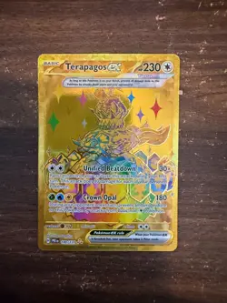 Terapagos ex 180/131 Hyper Rare SV: Prismatic Evolutions Pokemon TCG NM - Image 1