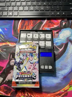 VERY HEAVY! GOD PACKUUU 22.71g Prismatic Evolutions Pokemon TCG Booster (SEALED) - Image 1