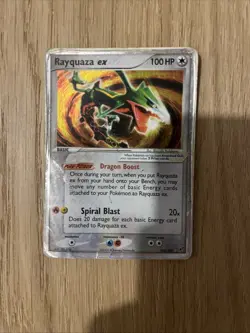 Pokemon TCG Rayquaza EX EX Deoxys 102/107 Holo Holo Rare EX - Image 1