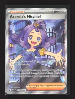 Pokemon ME01: Mega Evolution #165/132 Ultra Rare Acerola's Mischief - Image 1