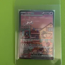 Mew ex SVP 053 Pokemon TCG Scarlet Violet 151 Black Star Promo Full Art SEALED - Image 1