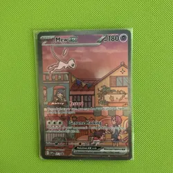 Mew ex SVP 053 Pokemon TCG Scarlet Violet 151 Black Star Promo Full Art SEALED - Image 3