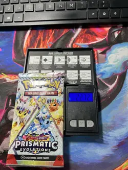 VERY HEAVY! GOD PACKUUU 22.72g Prismatic Evolutions Pokemon TCG Booster (SEALED) - Image 1