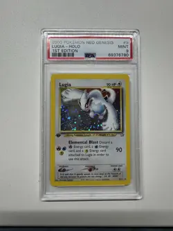 2000 POKEMON NEO GENESIS 1ST EDITION #9 LUGIA-HOLO PSA 9-POP 593! - Image 1