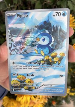 Piplup Full Art, Pokemon Near Mint, Phantasmal Flames, Illustration Rare, 98/94 - Image 1
