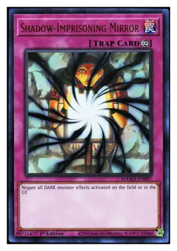YuGiOh MAMA-EN097 Shadow-Imprisoning Mirror Magnificent Mavens Ultra Rare - Image 1