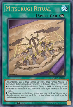 YUGIOH MITSURUGI RITUAL ULTRA RARE SUDA-EN095 NEAR MINT - Image 1