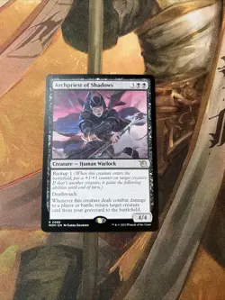 x1 Archpriest of Shadows MOM MTG 0089 RARE M/NM 1x - Image 1