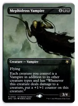MTG - Mephidross Vampire (Borderless) 4 - Special Guests NM - Image 1