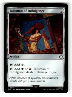 Talisman of Indulgence Universes Beyond: Fallout 248 Near Mint - Image 1