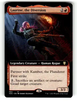 Laurine, the Diversion (Extended Art) Commander: Innistrad: Crimson Vow 63 Near - Image 1