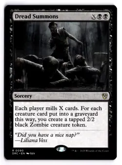 Dread Summons Commander: Aetherdrift 90 Near Mint - Image 1