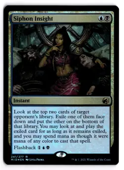 Siphon Insight Foil Innistrad: Midnight Hunt 241 Near Mint - Image 1