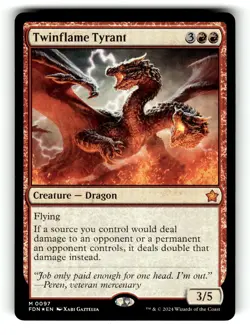 Twinflame Tyrant Foundations 97 NM FOIL - Image 1